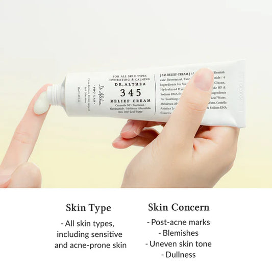 Dr. Althea 345 Relief Cream – Korean Face Moisturizer