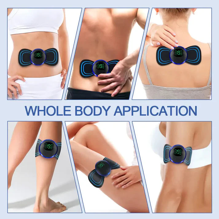 EMS Butterfly Neck Massager – Portable Pain Relief & Muscle Relaxation