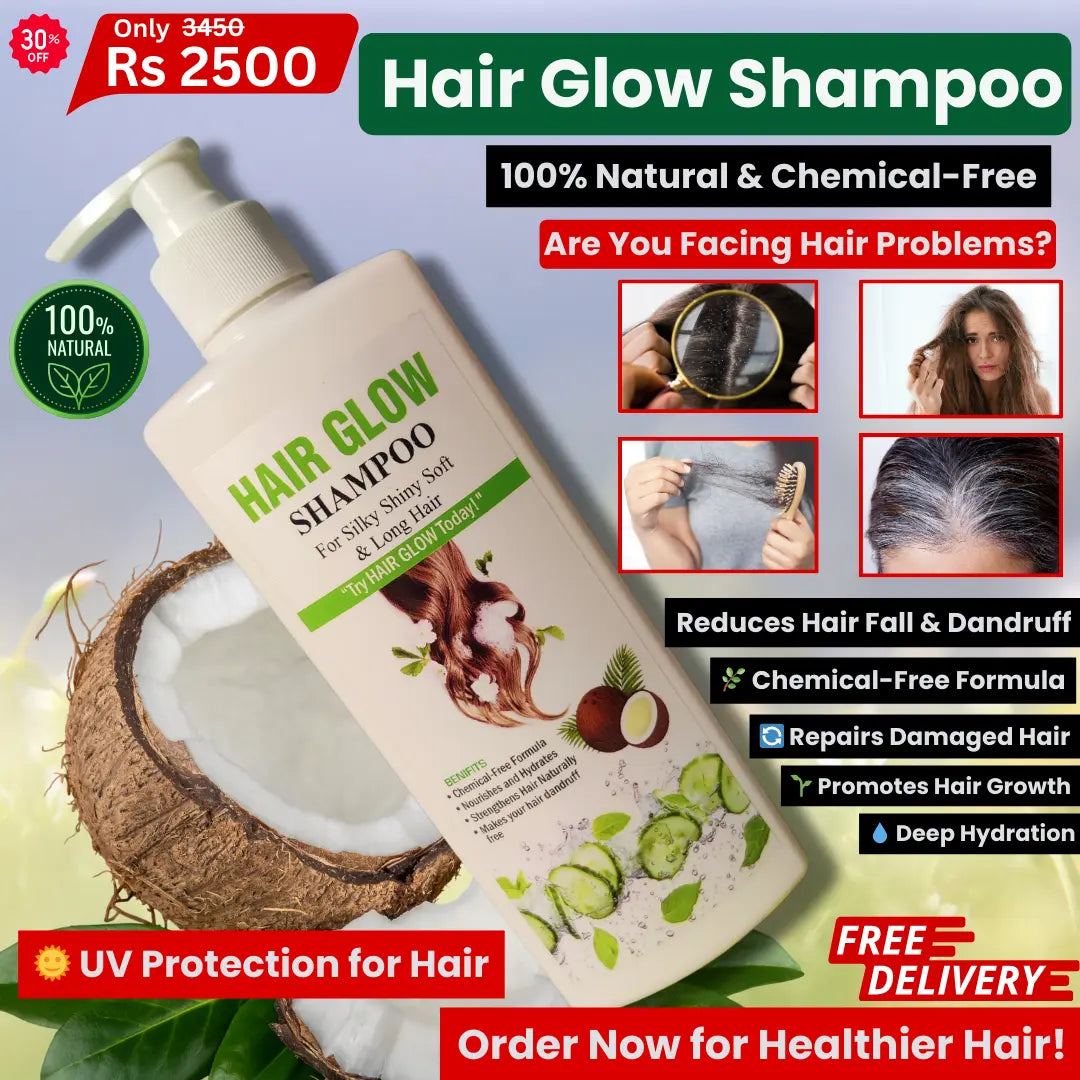 Hair Glow Shampoo | Anti-Dandruff & Nourishing Formula