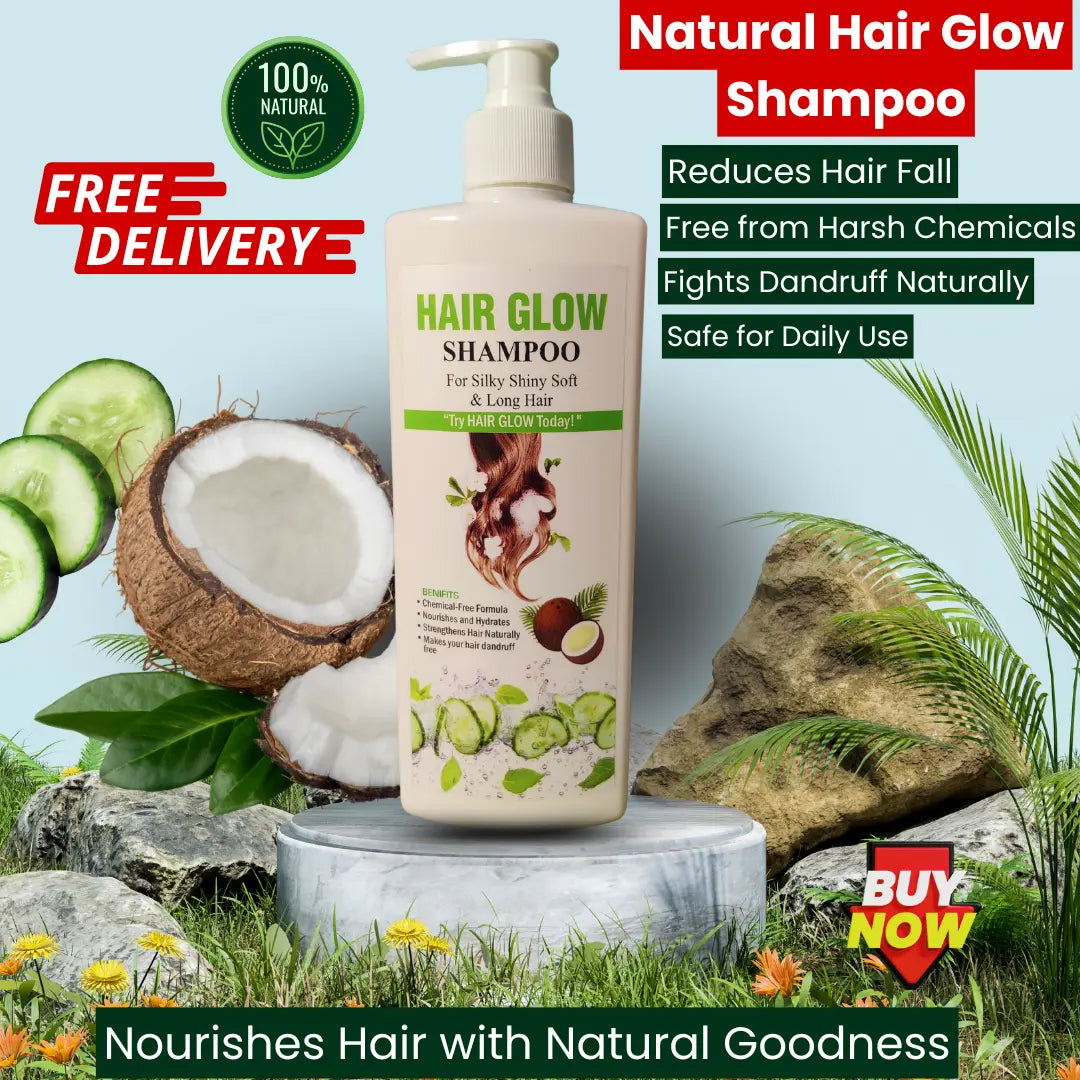 Hair Glow Shampoo | Anti-Dandruff & Nourishing Formula