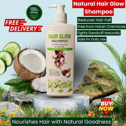 Hair Glow Shampoo | Anti-Dandruff & Nourishing Formula