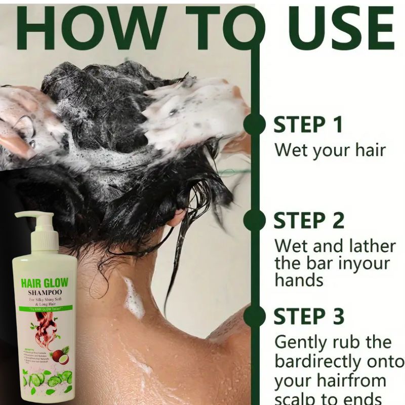 Hair Glow Shampoo | Anti-Dandruff & Nourishing Formula